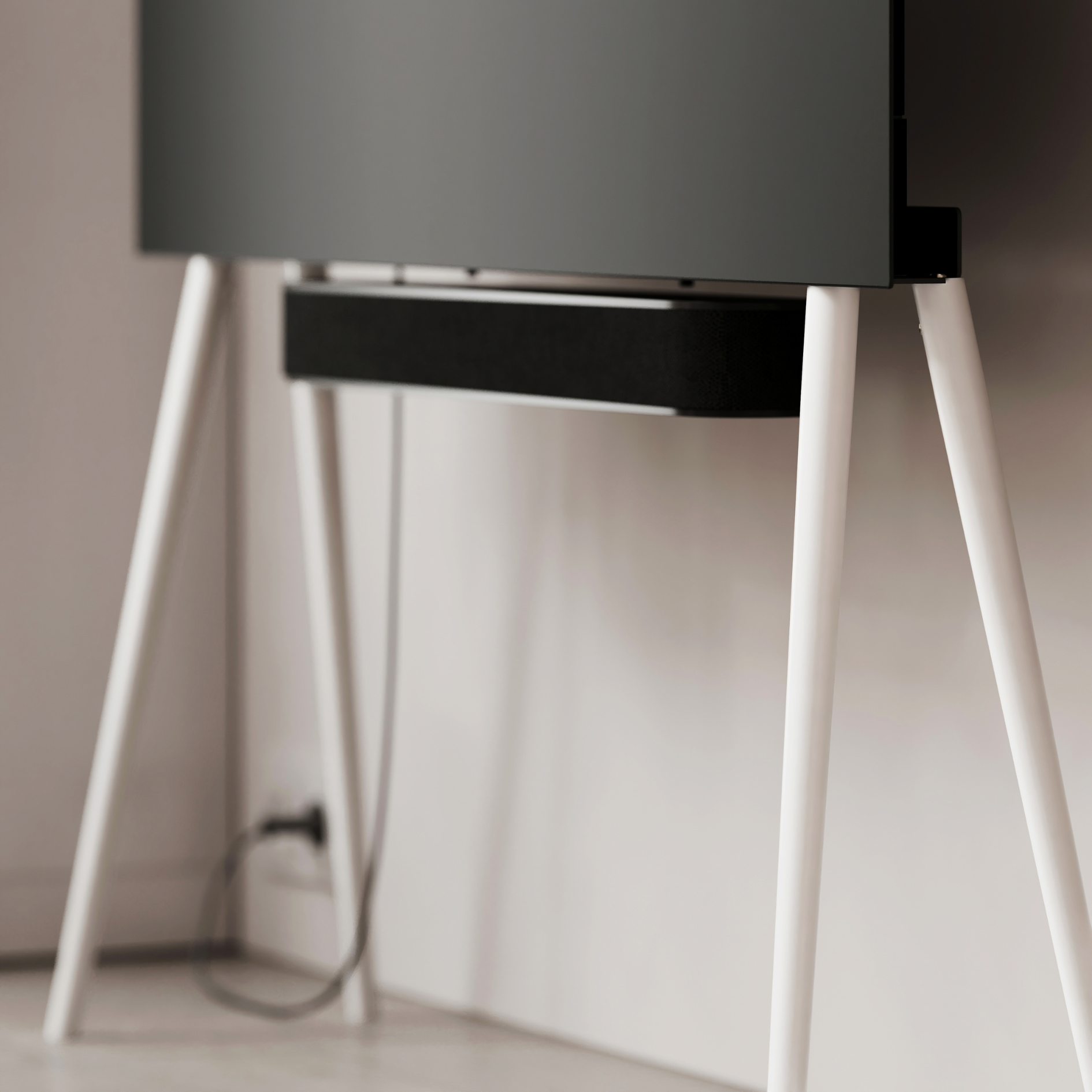 JALG TV-Stand Birch / White 42" - 55"